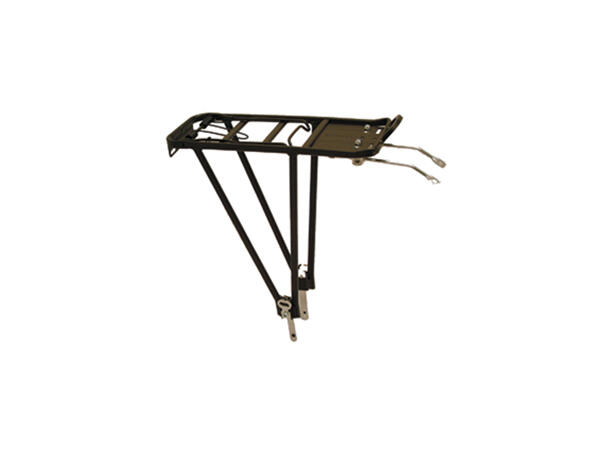 Bagasjebrett bak justerbar sort 26-29", sort, alu 